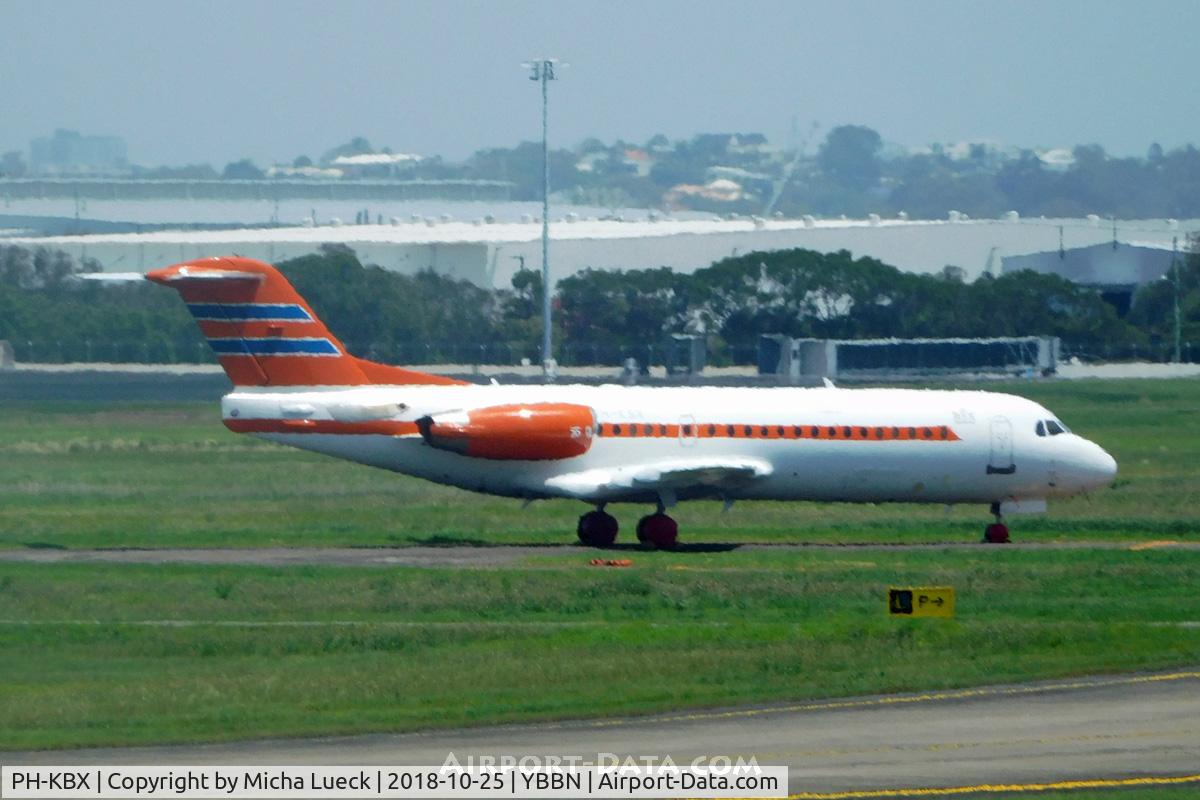 PH-KBX, 1996 Fokker 70 (F-28-0070) C/N 11547, At Brisbane