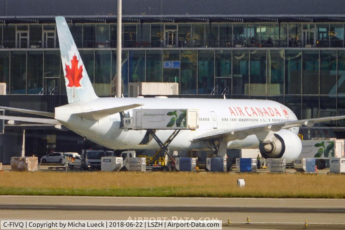 C-FIVQ, 2008 Boeing 777-333/ER C/N 35240, At Zurich
