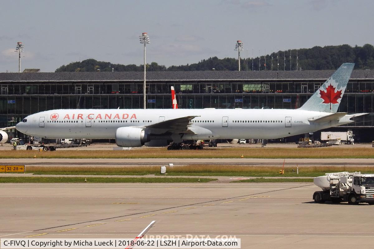 C-FIVQ, 2008 Boeing 777-333/ER C/N 35240, At Zurich