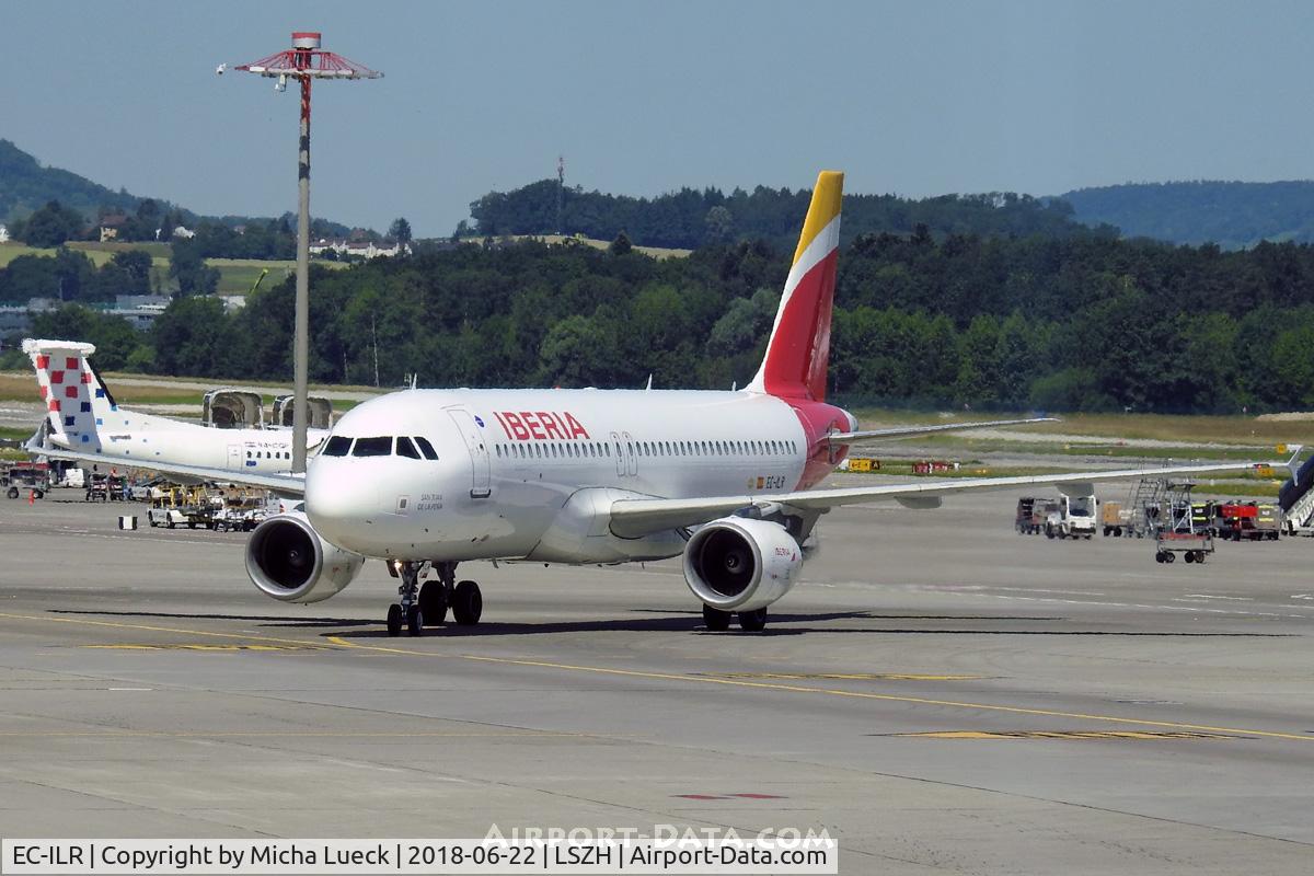 EC-ILR, 2002 Airbus A320-214 C/N 1793, At Zurich