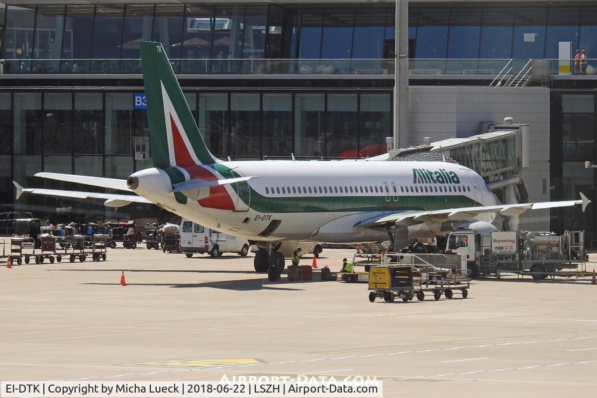 EI-DTK, 2009 Airbus A320-216 C/N 4075, At Zurich