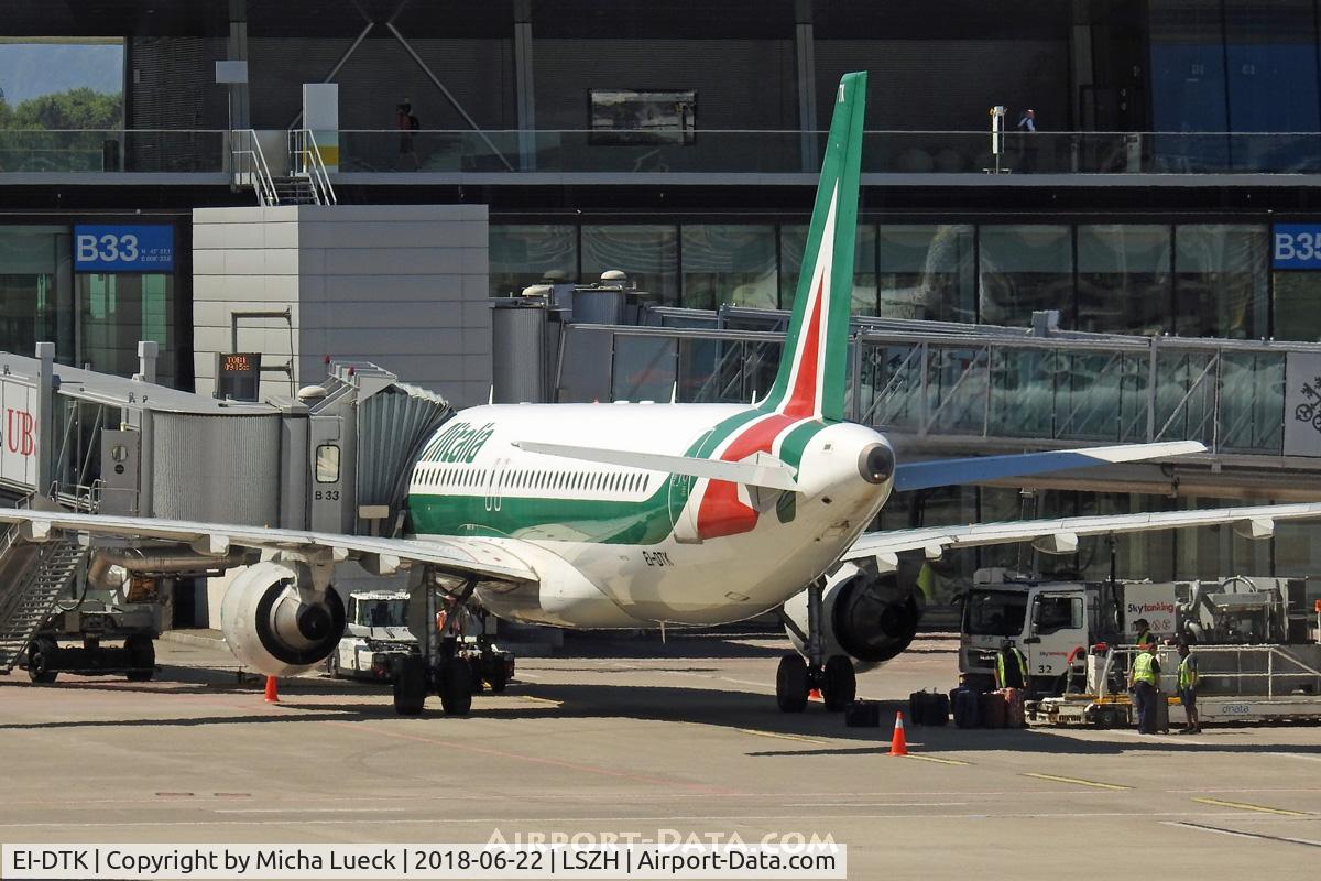 EI-DTK, 2009 Airbus A320-216 C/N 4075, At Zurich