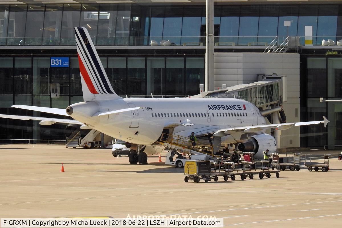 F-GRXM, 2006 Airbus A319-111 C/N 2961, At Zurich