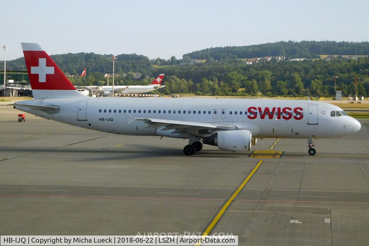 HB-IJQ, 1997 Airbus A320-214 C/N 701, At Zurich