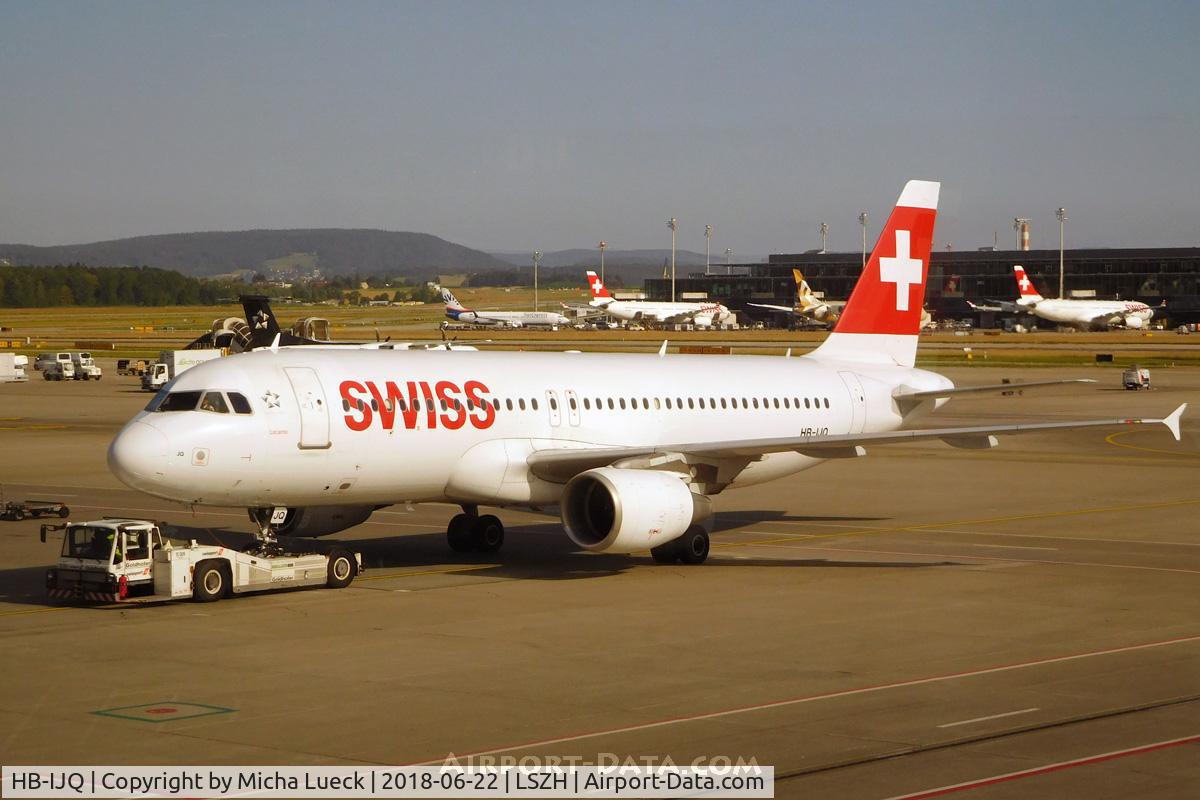 HB-IJQ, 1997 Airbus A320-214 C/N 701, At Zurich
