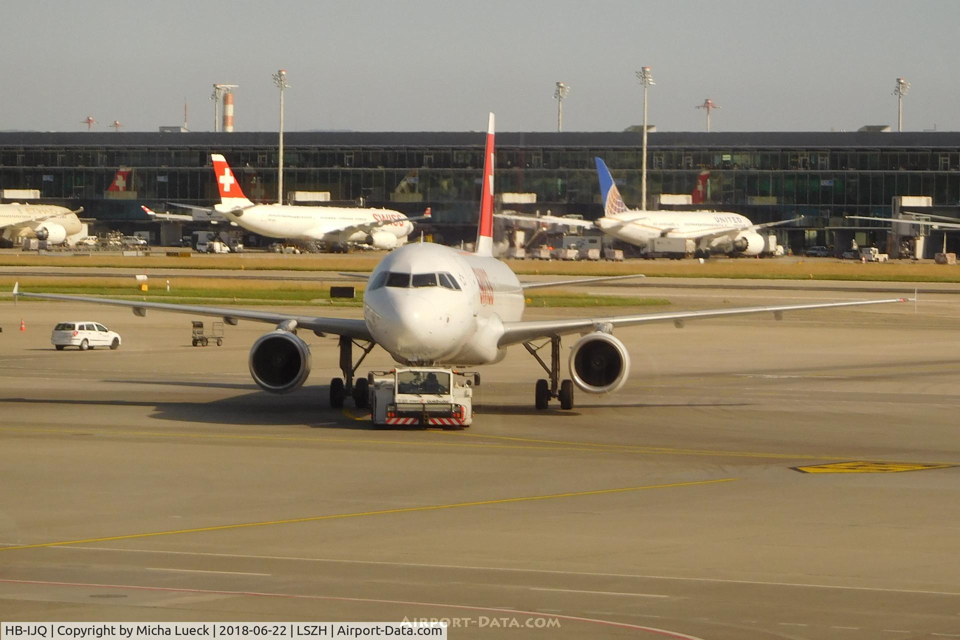 HB-IJQ, 1997 Airbus A320-214 C/N 701, At Zurich