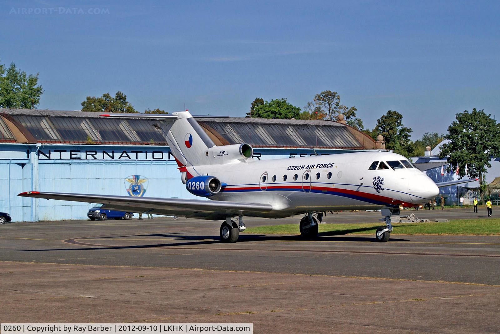 0260, 1978 Yakovlev Yak-40 C/N 9940260, 0260   Yakovlev Yak-40 S2 [9940260] (Czech Air Force) Hradec Kralove~OK 10/09/2012