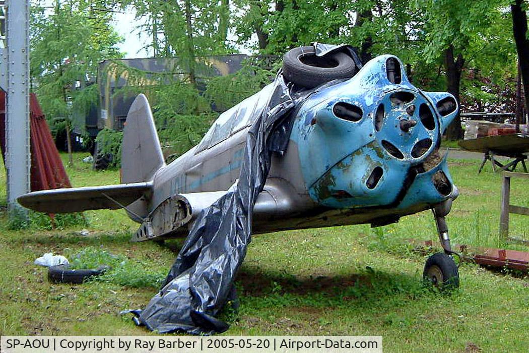 SP-AOU, 1956 Yakovlev Yak-18 C/N EM016, SP-AOU   Yakovlev Yak-18 [EM-016] (Muzeum Lotnictwa Polskiego) Krakow~SP 20/05/2005