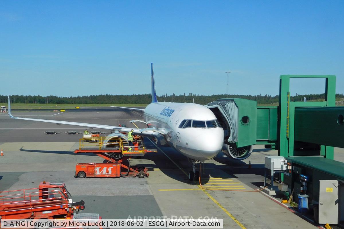 D-AING, 2017 Airbus A320-271N C/N 7588, At Gothenburg