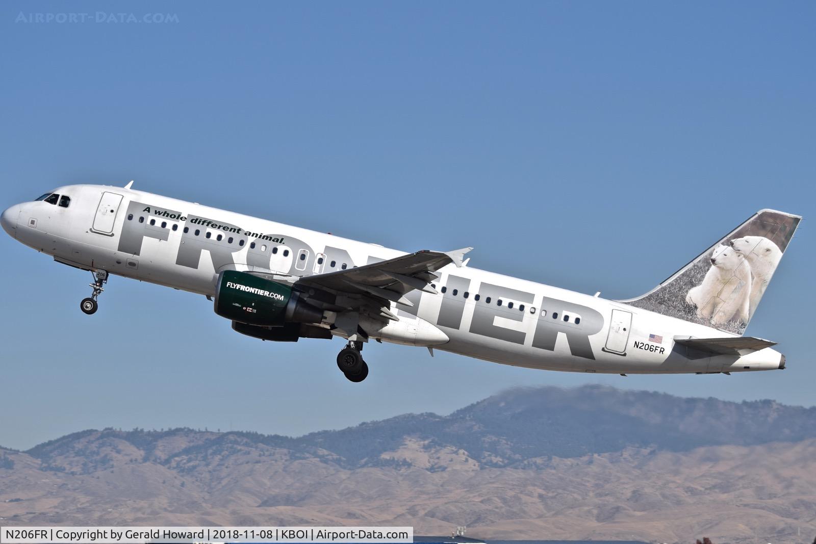 N206FR, 2010 Airbus A320-214 C/N 4272, Take off from RWY 28L.