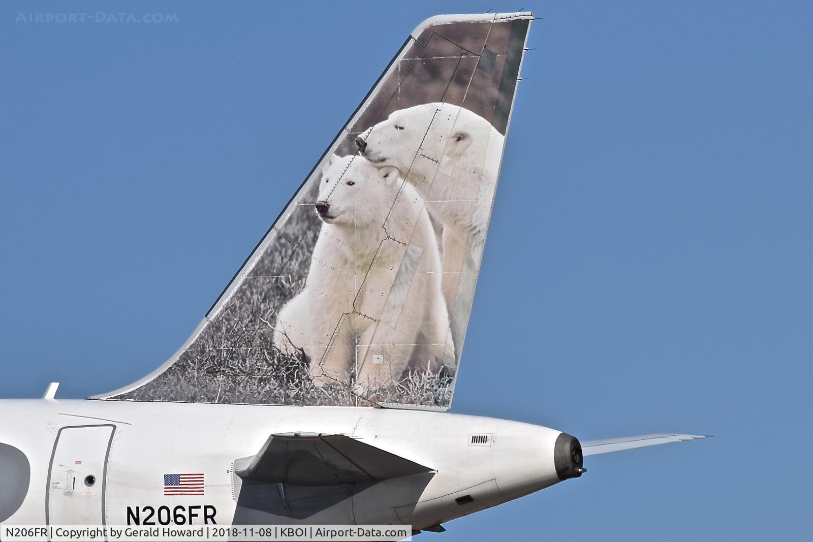 N206FR, 2010 Airbus A320-214 C/N 4272, Mom & cub.