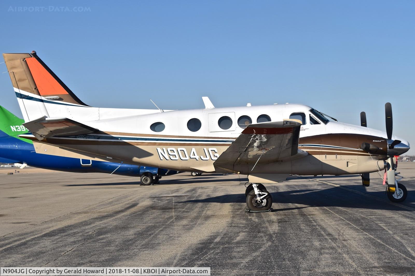 N904JG, Raytheon C90GT King Air C/N LJ-1764, Parked on the north GA ramp.