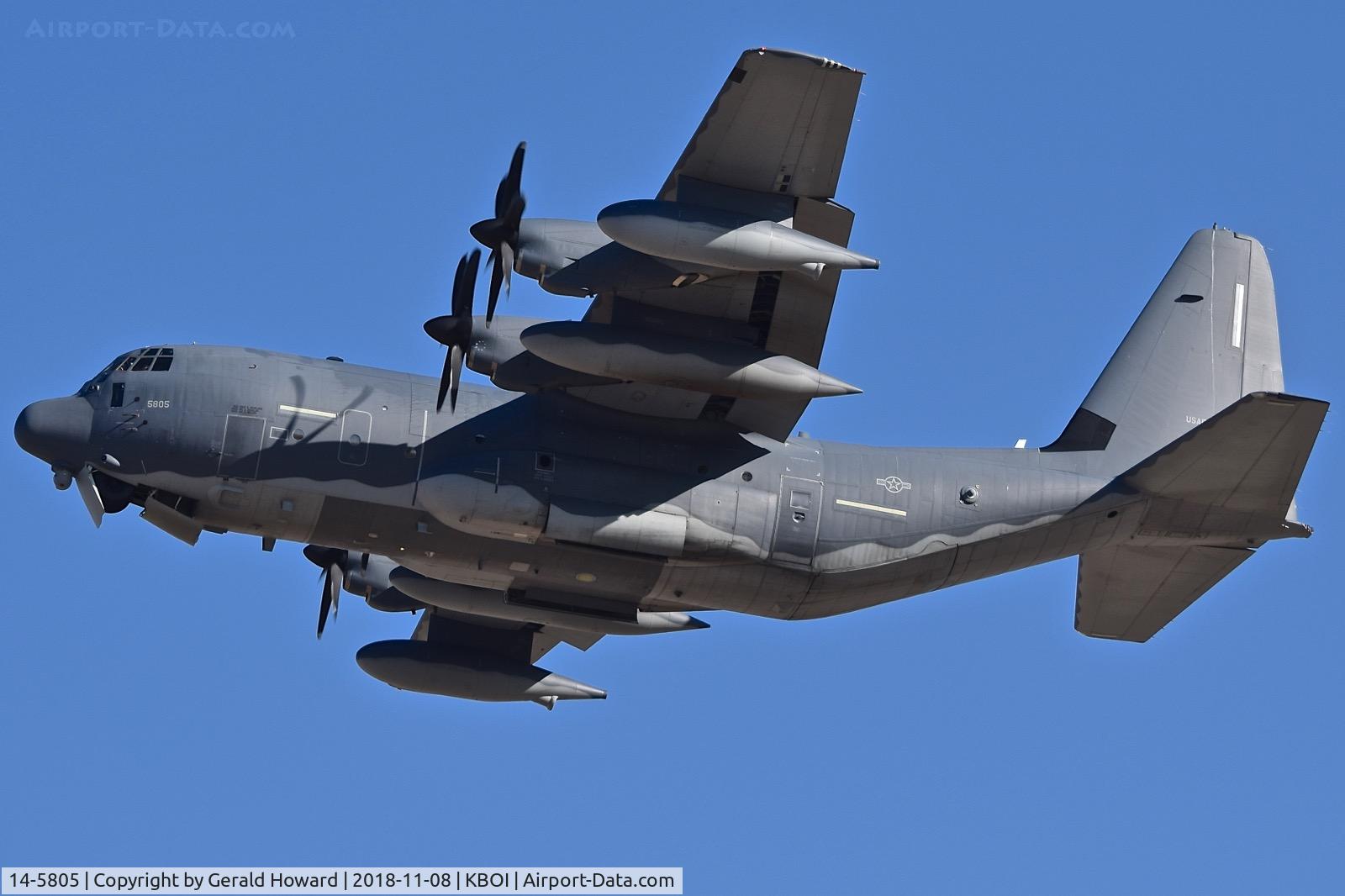 14-5805, Lockheed Martin MC-130J-30 Commando II C/N 382-5805, Departing BOI.