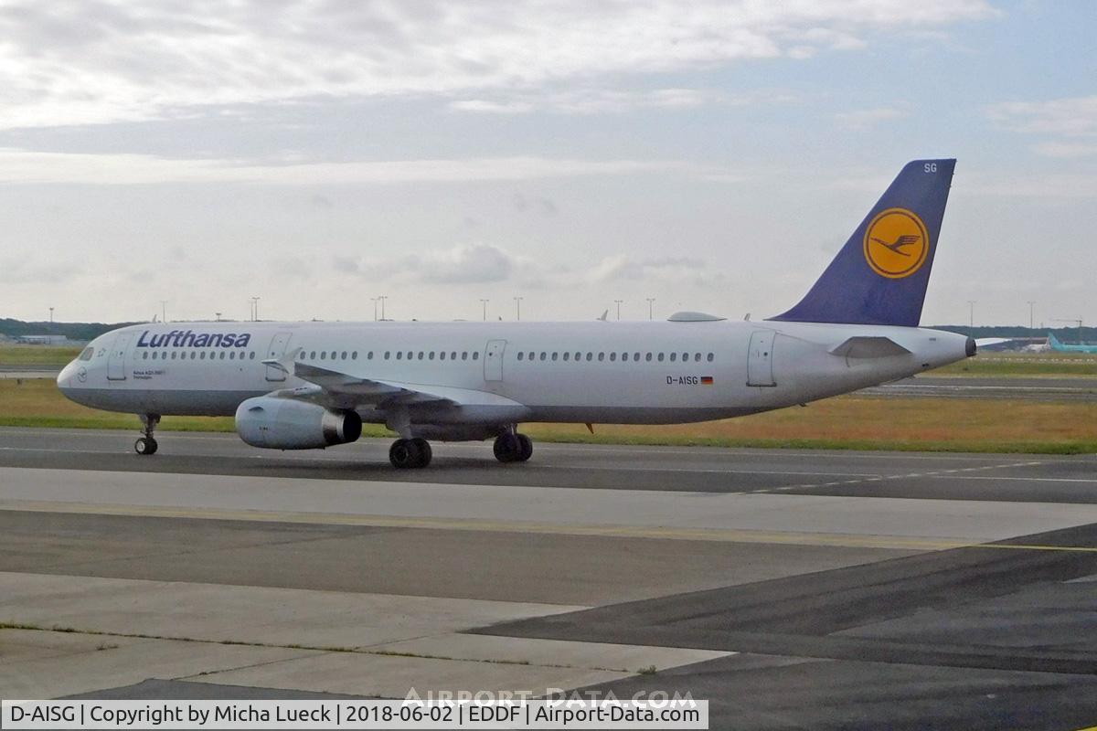 D-AISG, 2000 Airbus A321-231 C/N 1273, At Frankfurt