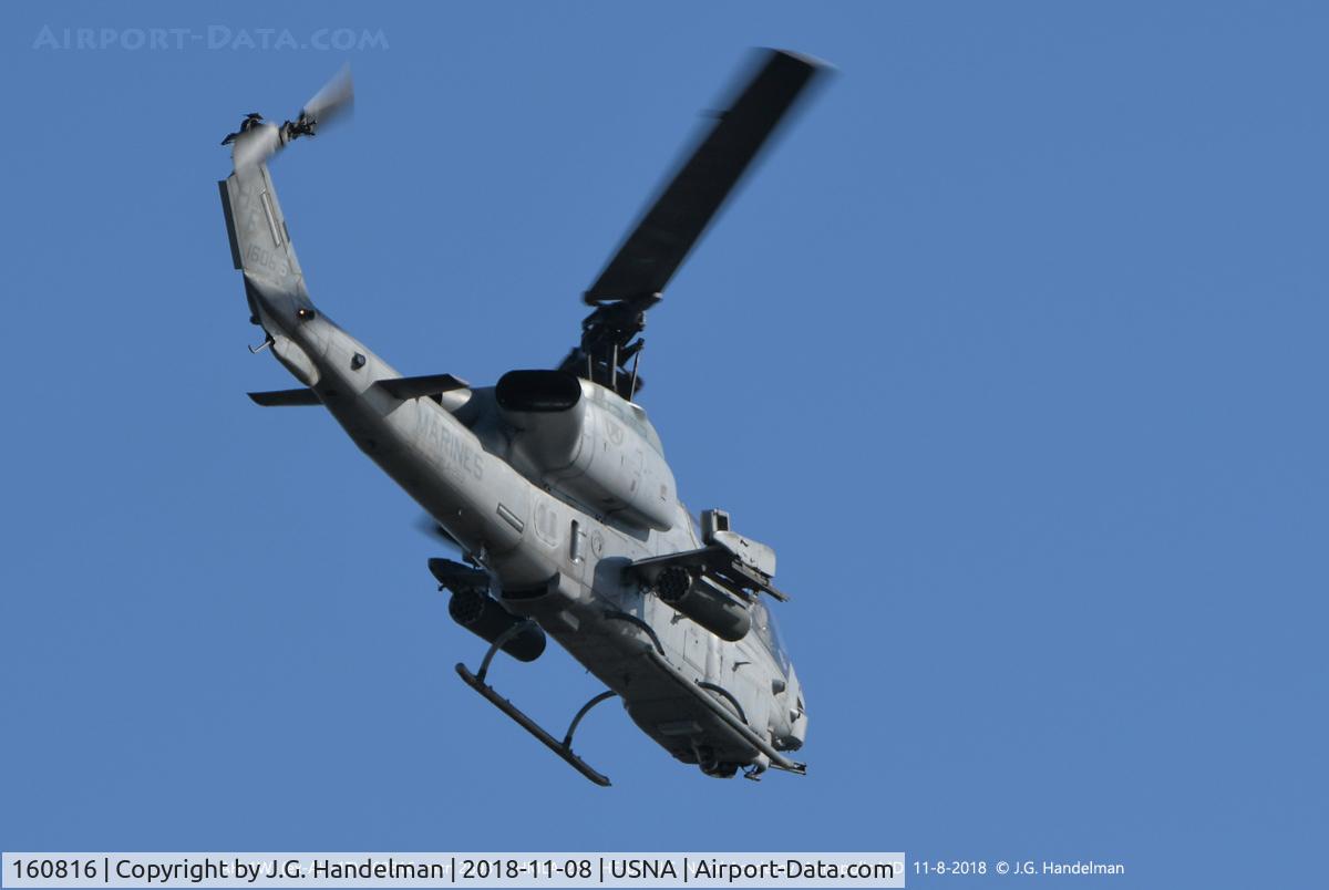 160816, Bell AH-1W Super Cobra C/N 26931, Passing over head.