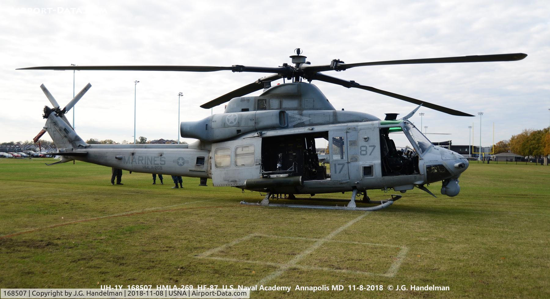 168507, Bell UH-1Y Venom C/N 55171/Y83, Show and tell.