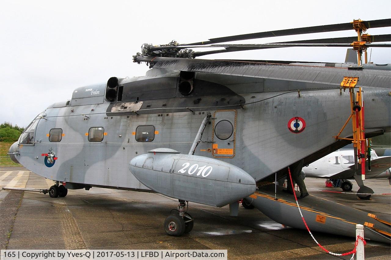 165, Aerospatiale SA-321G Super Frelon C/N 165, Aérospatiale SA-321G Super Frelon,  C.A.E.A museum, Bordeaux-Merignac Air base 106 (LFBD-BOD)