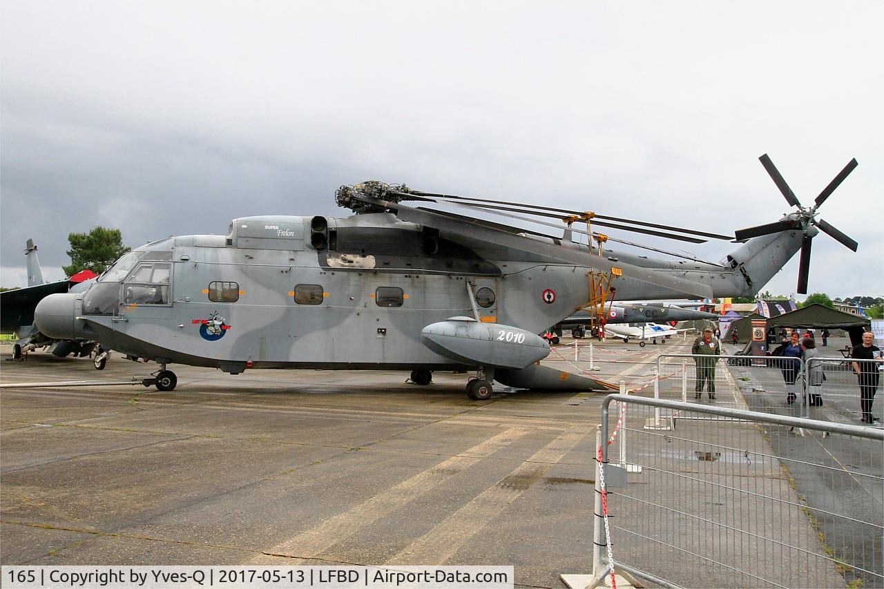 165, Aerospatiale SA-321G Super Frelon C/N 165, Aérospatiale SA-321G Super Frelon,  C.A.E.A museum, Bordeaux-Merignac Air base 106 (LFBD-BOD)