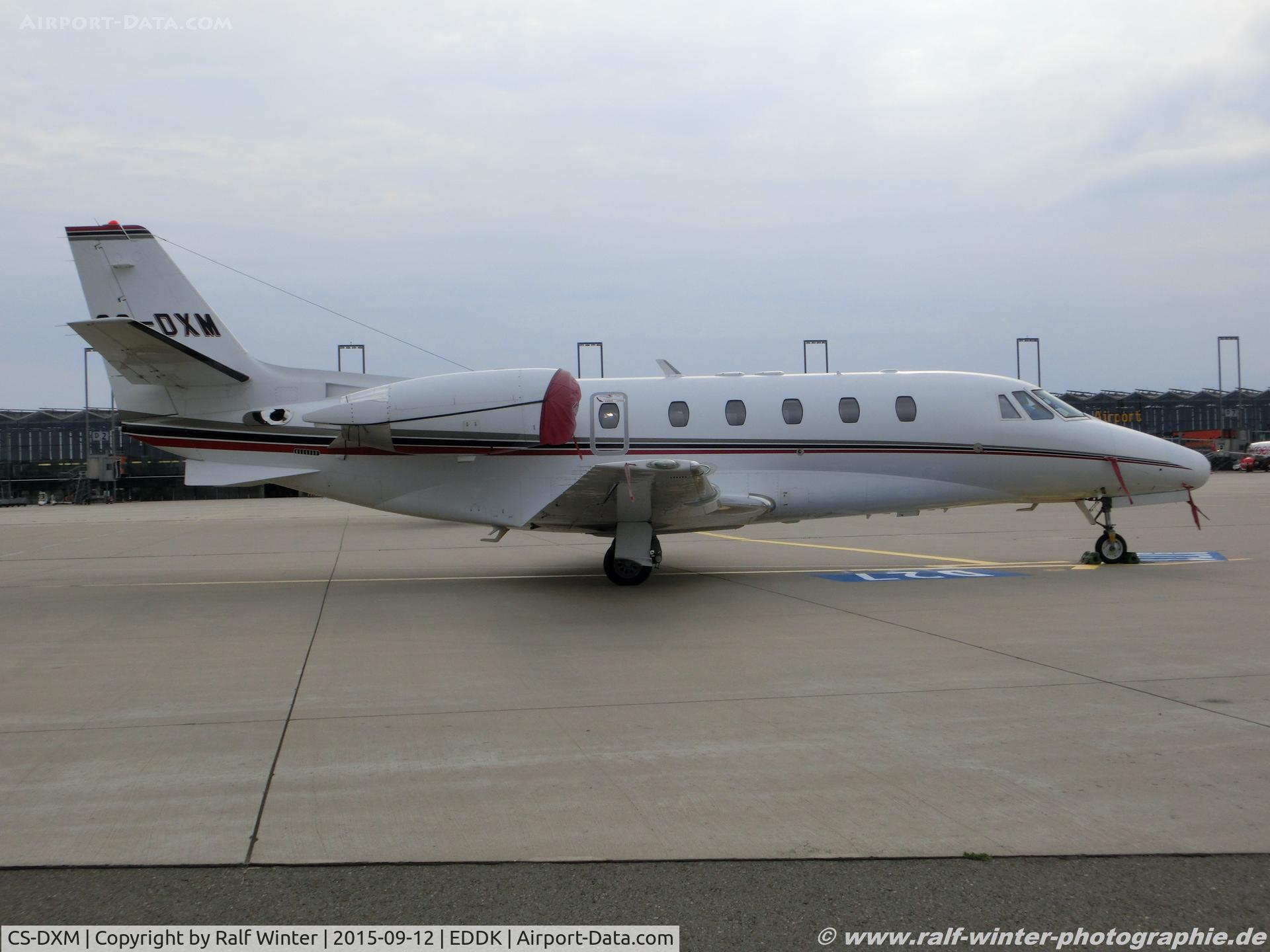CS-DXM, 2007 Cessna 560 Citation XLS C/N 560-5683, Cessna 560XL - Citation XLS - NJE NetJets Transportes Aereos - 560-5683 - CS-DXM - 12.09.2015 - CGN