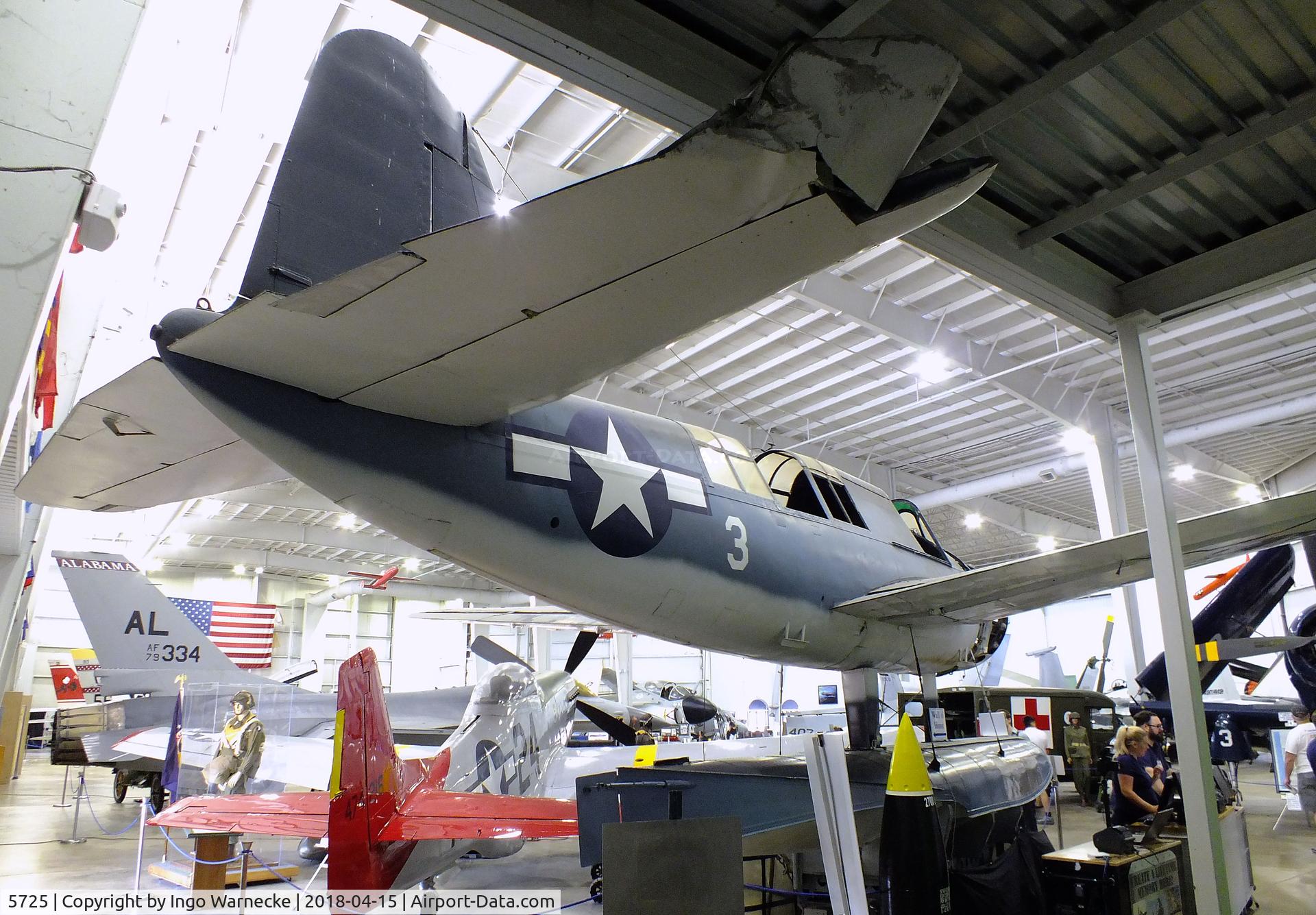5725, 1942 Vought OS2U-3 Kingfisher C/N CV59250, Vought OS2U-3 Kingfisher at the USS Alabama Battleship Memorial Park, Mobile AL