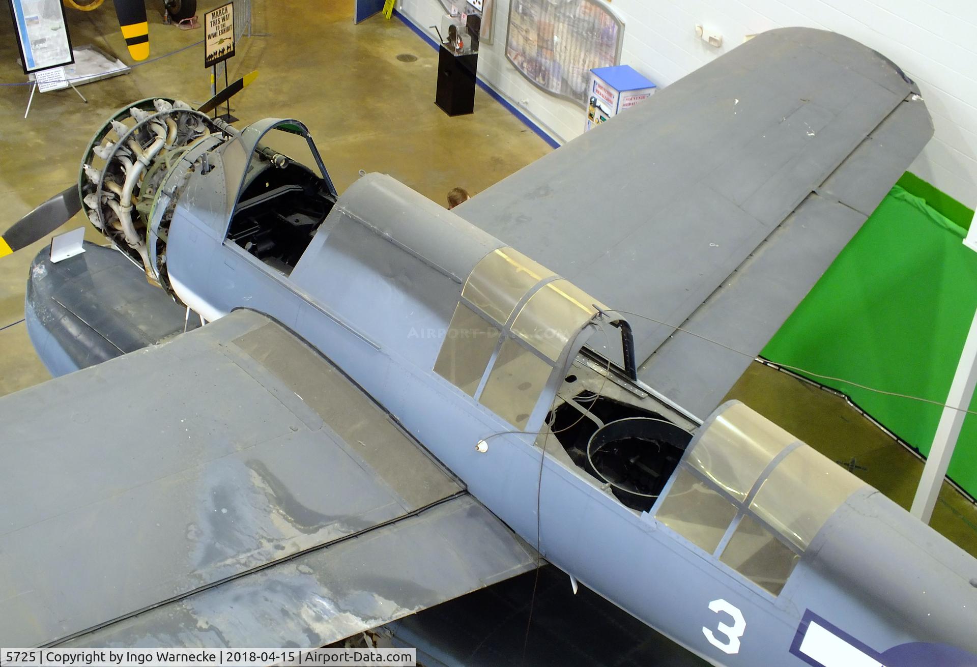 5725, 1942 Vought OS2U-3 Kingfisher C/N CV59250, Vought OS2U-3 Kingfisher at the USS Alabama Battleship Memorial Park, Mobile AL