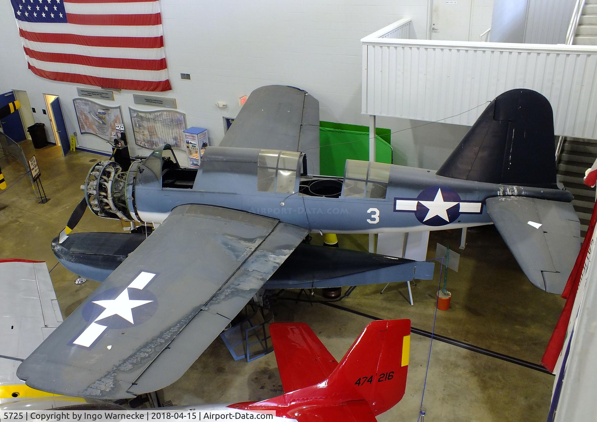5725, 1942 Vought OS2U-3 Kingfisher C/N CV59250, Vought OS2U-3 Kingfisher at the USS Alabama Battleship Memorial Park, Mobile AL