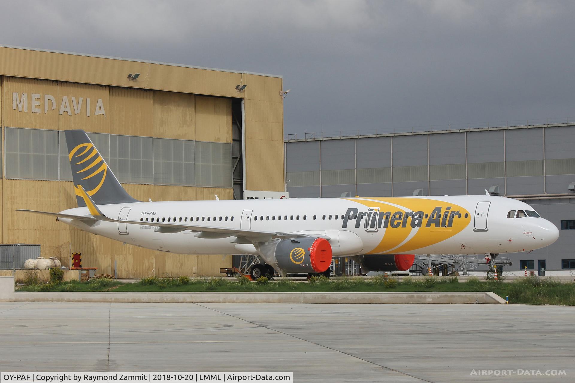 OY-PAF, 2018 Airbus A321-251N C/N 8318, A321 OY-PAF Primera Air
