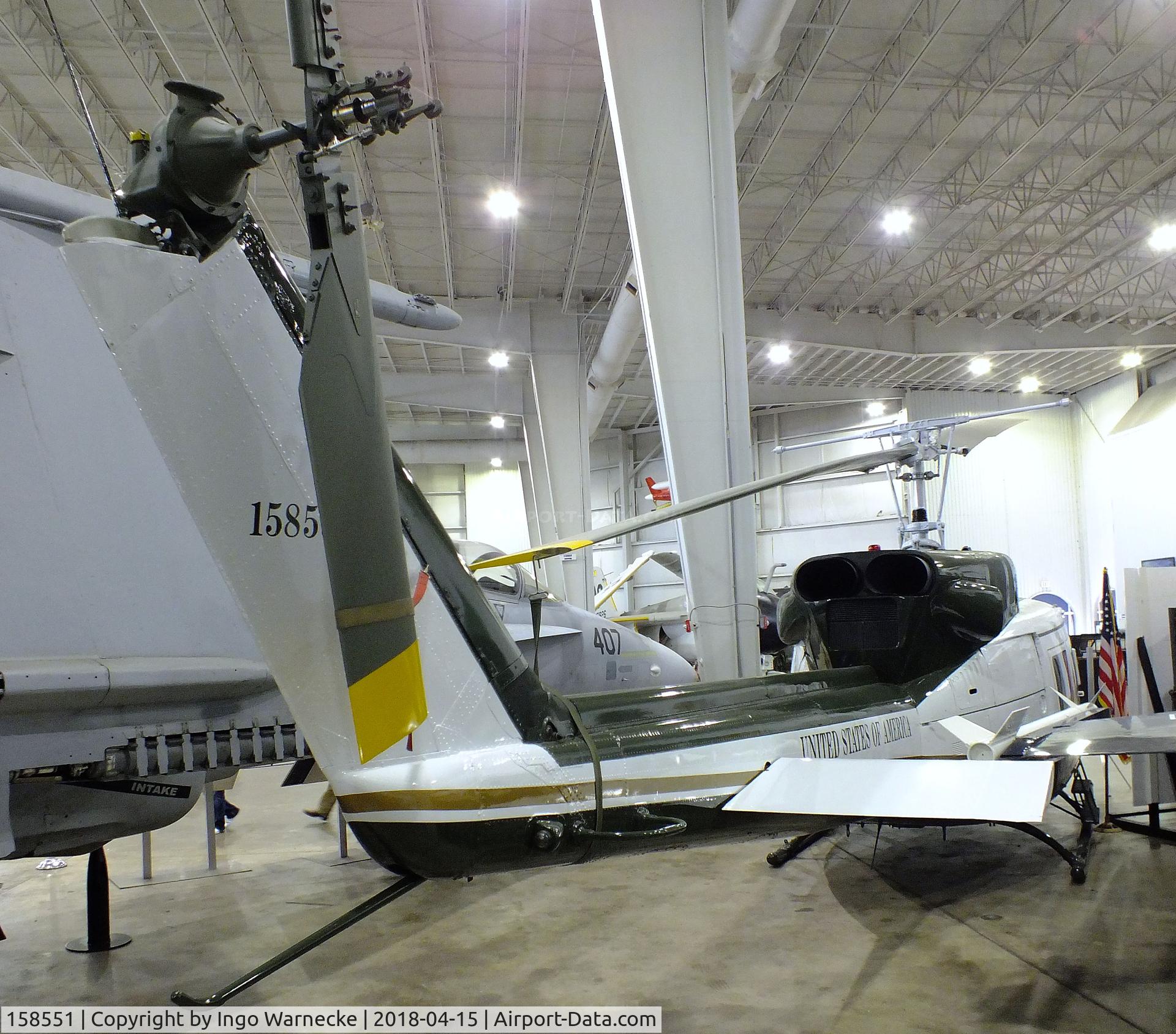 158551, Bell UH-1N Iroquois C/N 31636, Bell UH-1N Iroquois at the USS Alabama Battleship Memorial Park, Mobile AL
