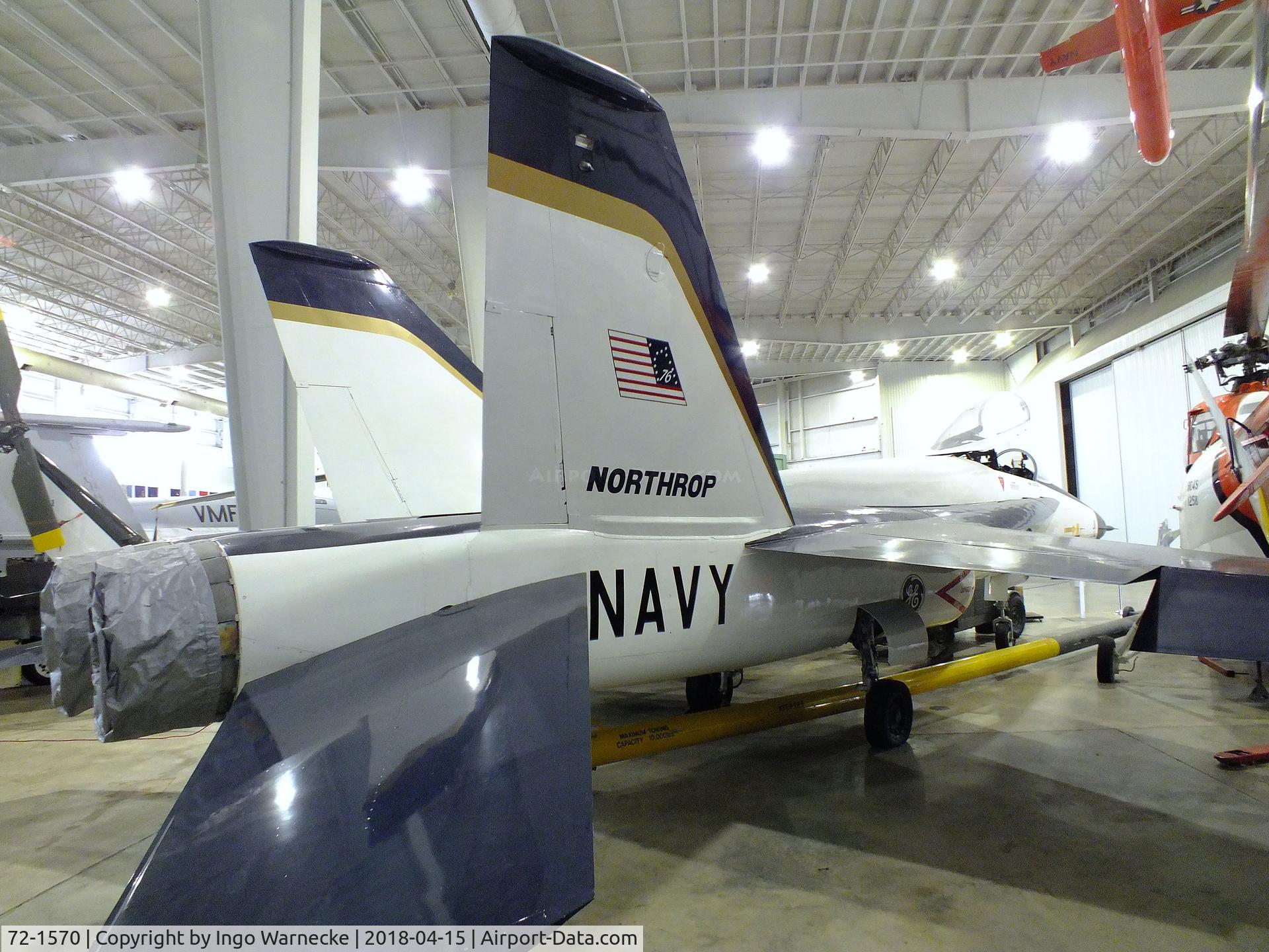 72-1570, 1973 Northrop YF-17A Cobra C/N C0002, Northrop YF-17A Cobra at the USS Alabama Battleship Memorial Park, Mobile AL
