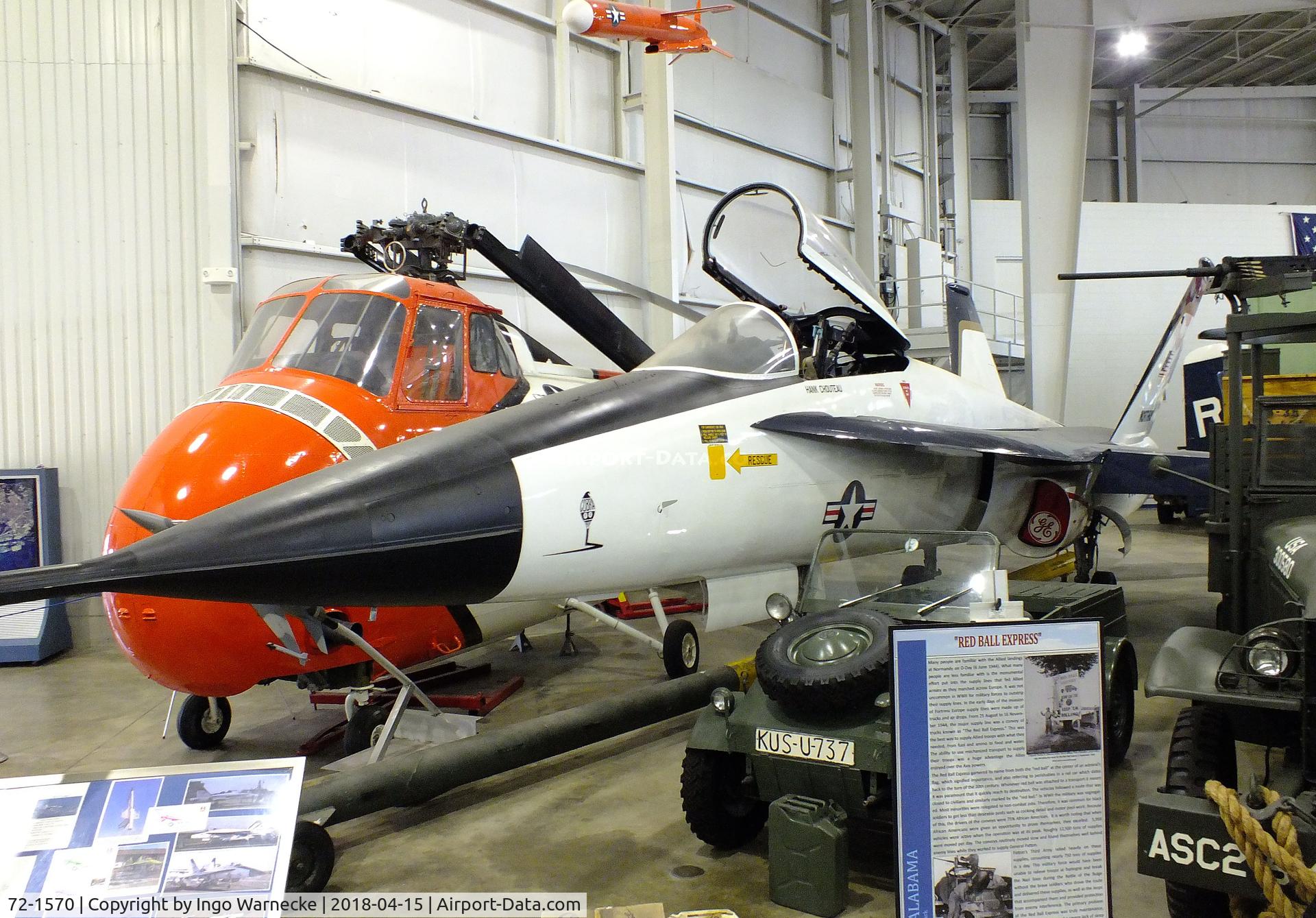 72-1570, 1973 Northrop YF-17A Cobra C/N C0002, Northrop YF-17A Cobra at the USS Alabama Battleship Memorial Park, Mobile AL