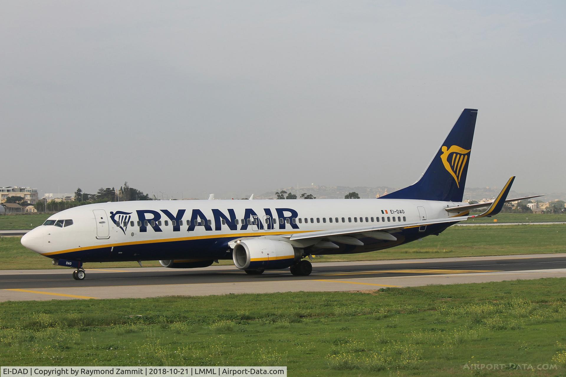 EI-DAD, 2002 Boeing 737-8AS C/N 33544, B737-800 EI-DAD Ryanair