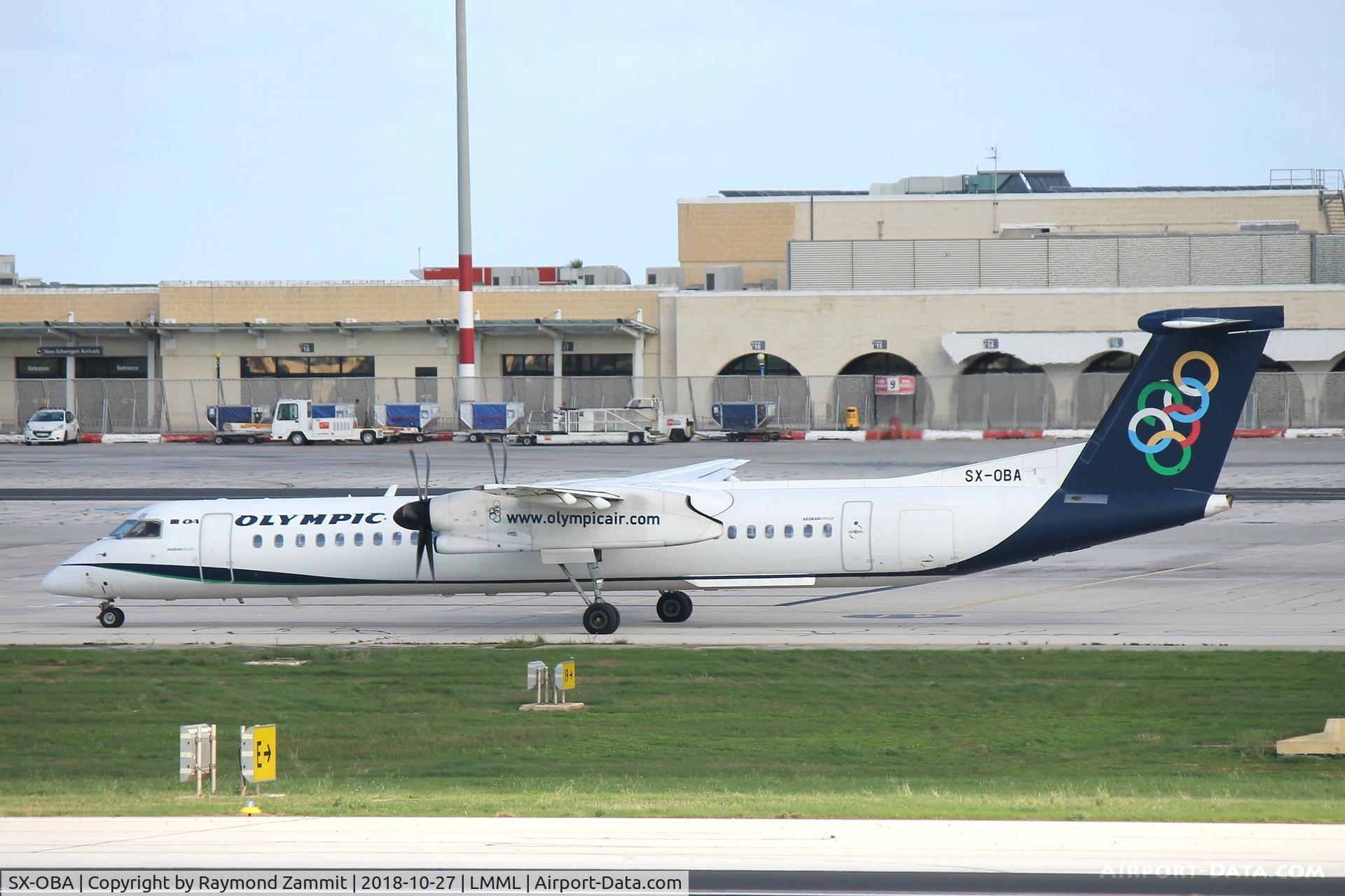 SX-OBA, 2009 De Havilland Canada DHC-8-402Q Dash 8 C/N 4267, Bombardier DHC-8 SX-OBA Olympic Airways