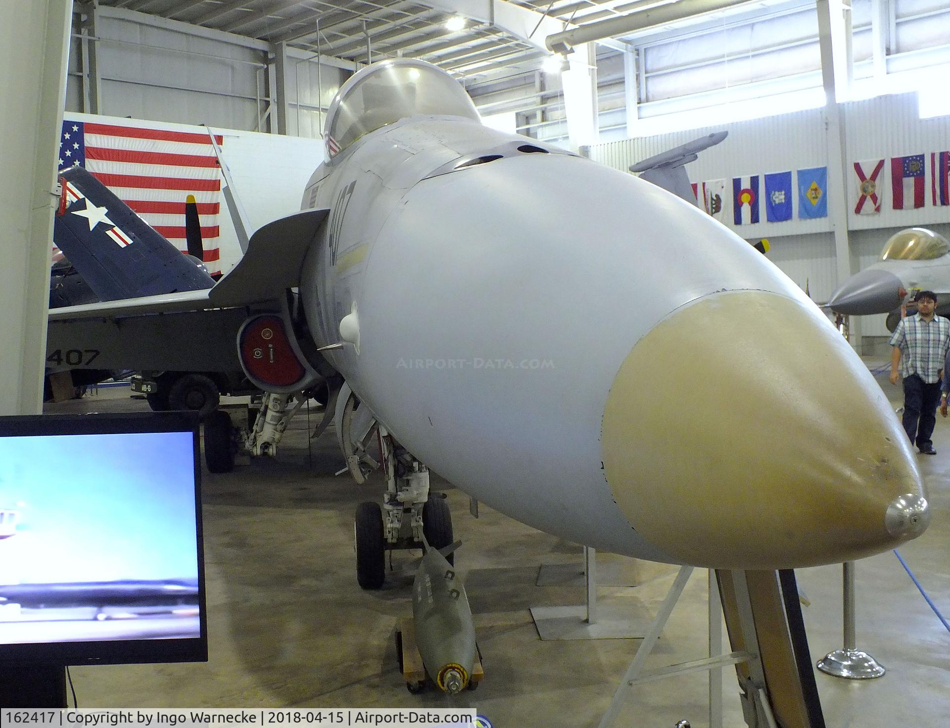 162417, McDonnell Douglas F/A-18A Hornet C/N 0253/A202, McDonnell Douglas F/A-18A Hornet at the USS Alabama Battleship Memorial Park, Mobile AL