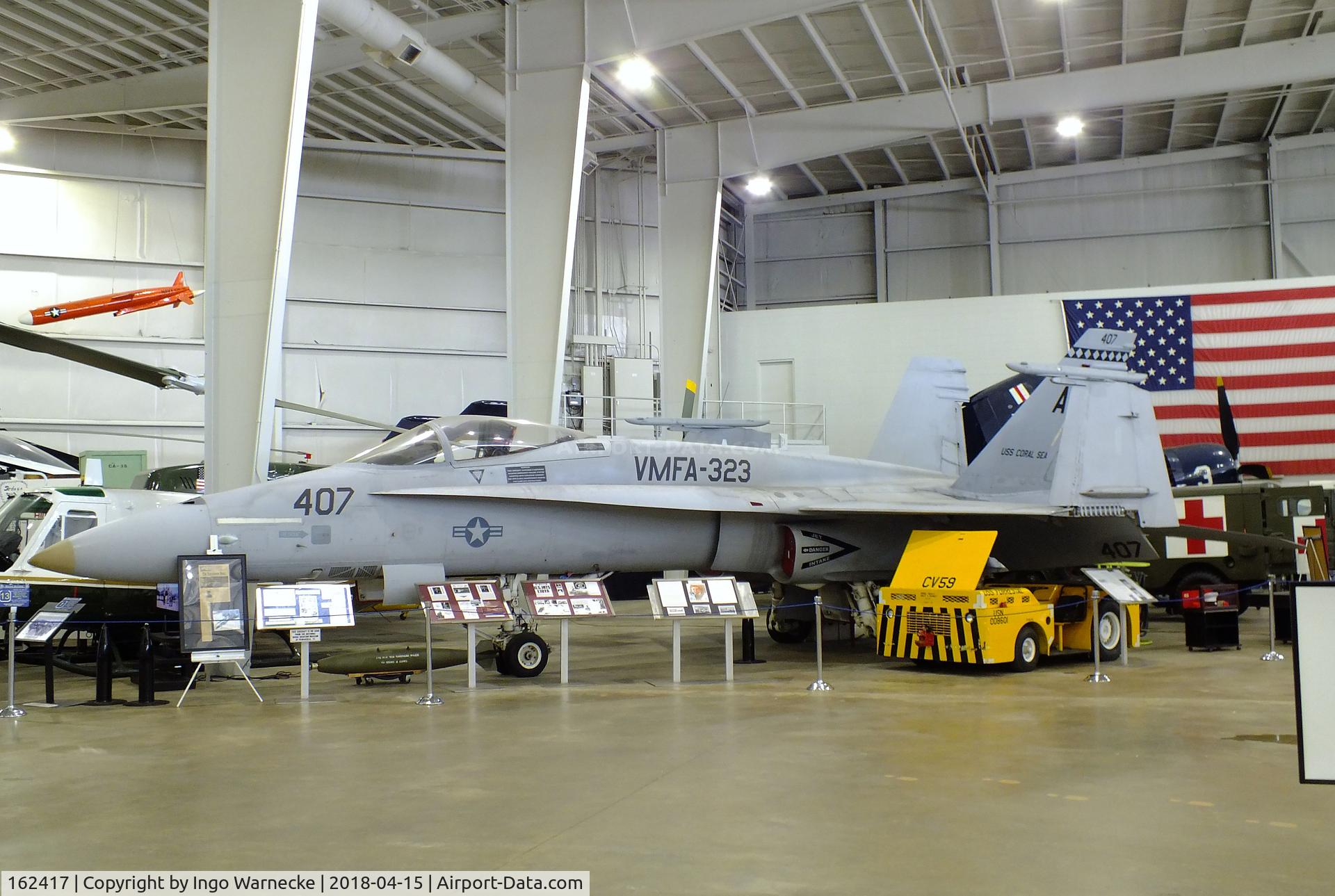 162417, McDonnell Douglas F/A-18A Hornet C/N 0253/A202, McDonnell Douglas F/A-18A Hornet at the USS Alabama Battleship Memorial Park, Mobile AL