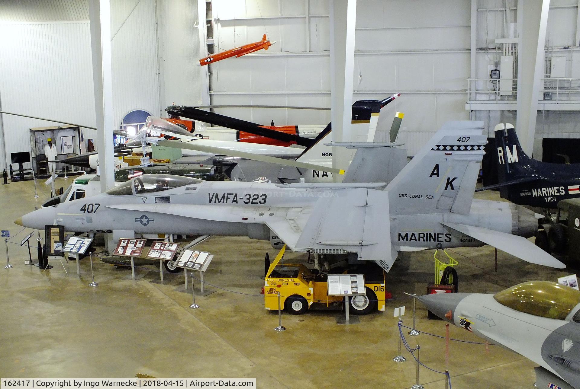 162417, McDonnell Douglas F/A-18A Hornet C/N 0253/A202, McDonnell Douglas F/A-18A Hornet at the USS Alabama Battleship Memorial Park, Mobile AL