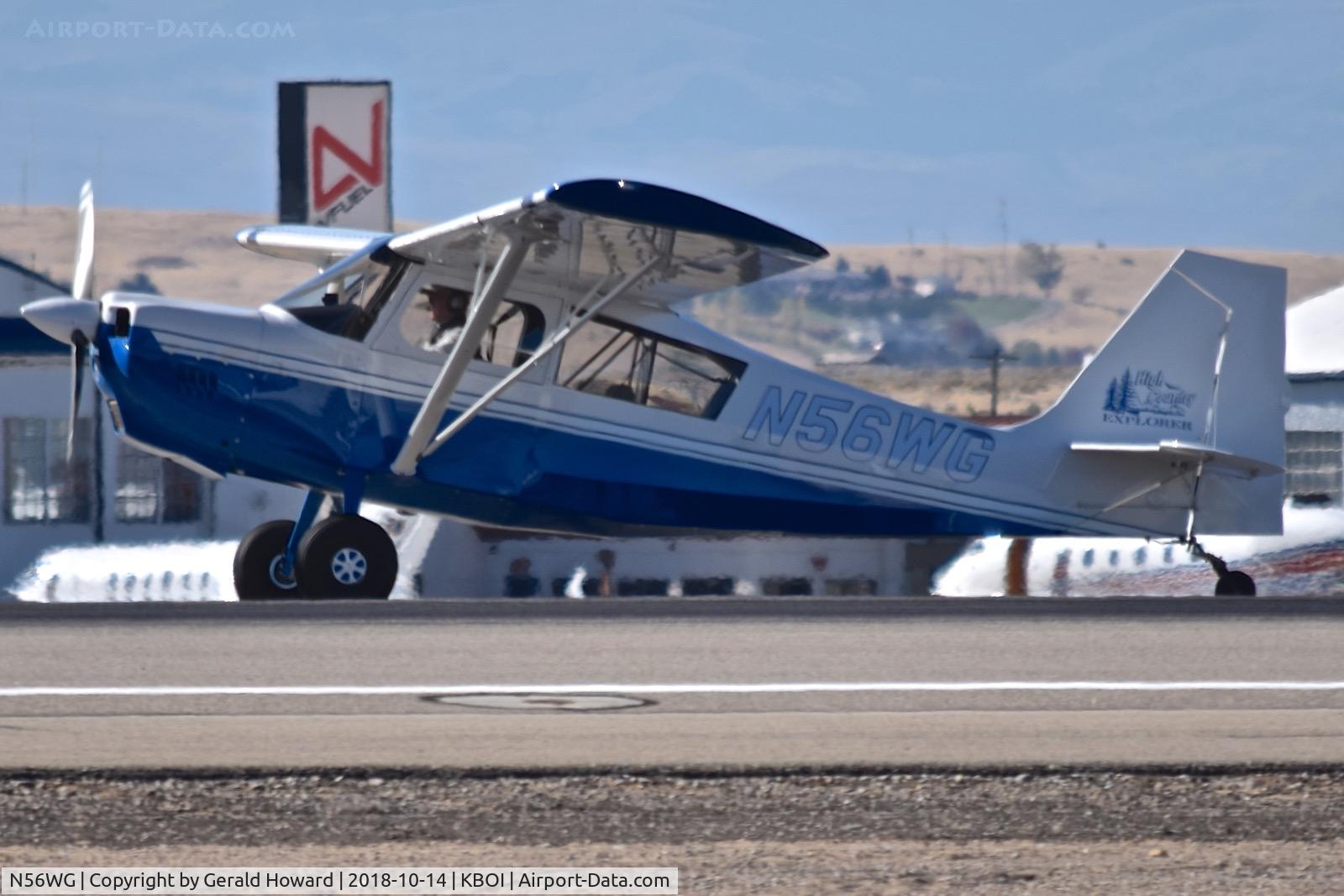 N56WG, 2018 American Champion 7GCBC C/N 1474-2018, Landing on RWY 10L.