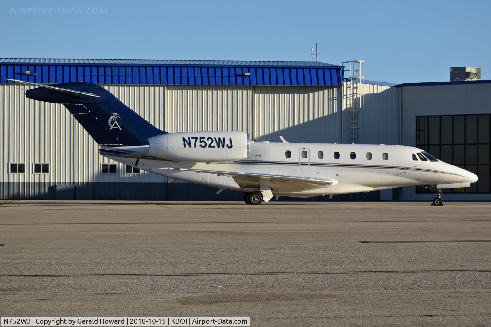N752WJ, 1997 Cessna 750 Citation X Citation X C/N 750-0034, Parked on the north GA ramp.