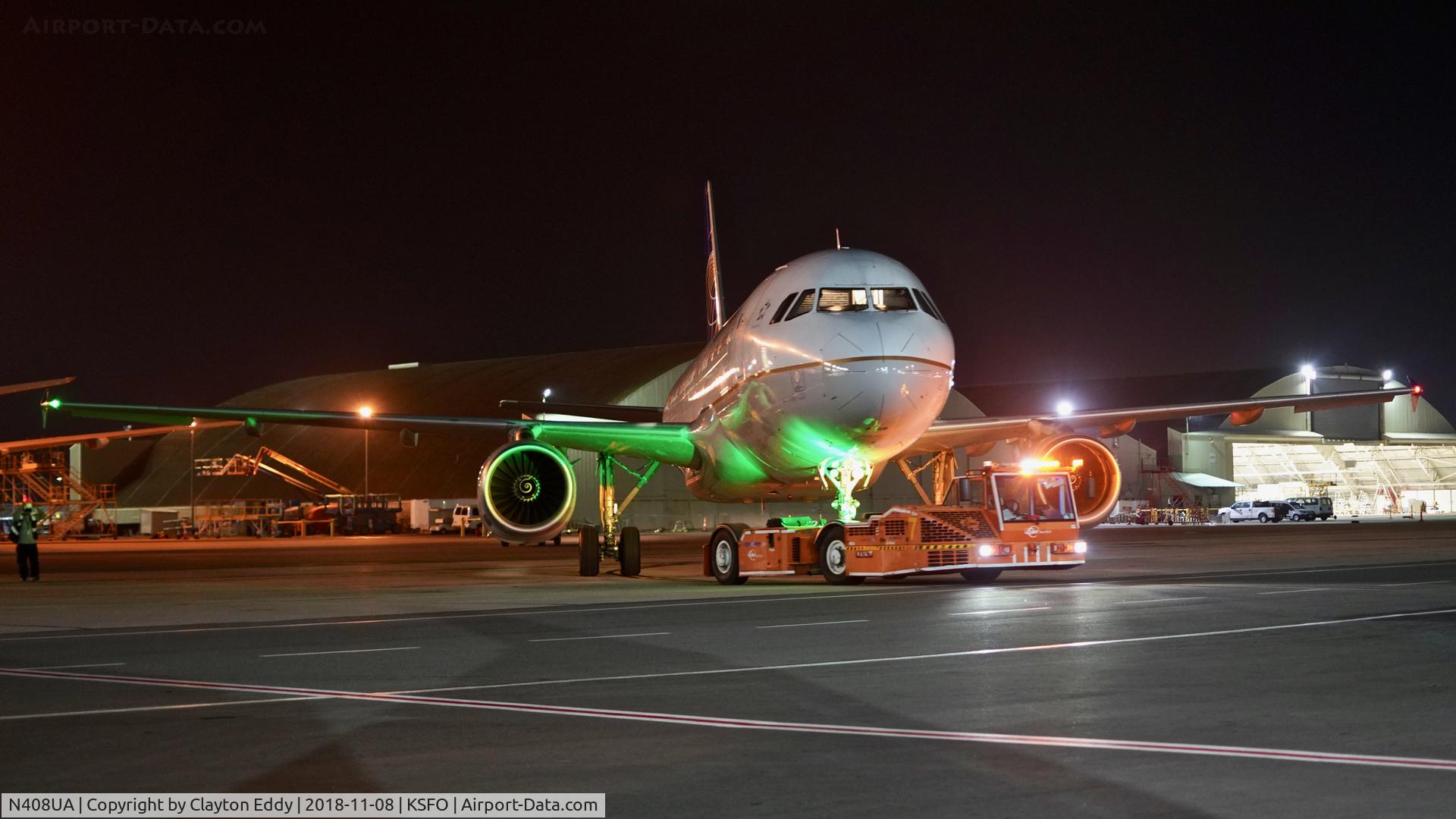 N408UA, 1994 Airbus A320-232 C/N 457, SFO 2018.