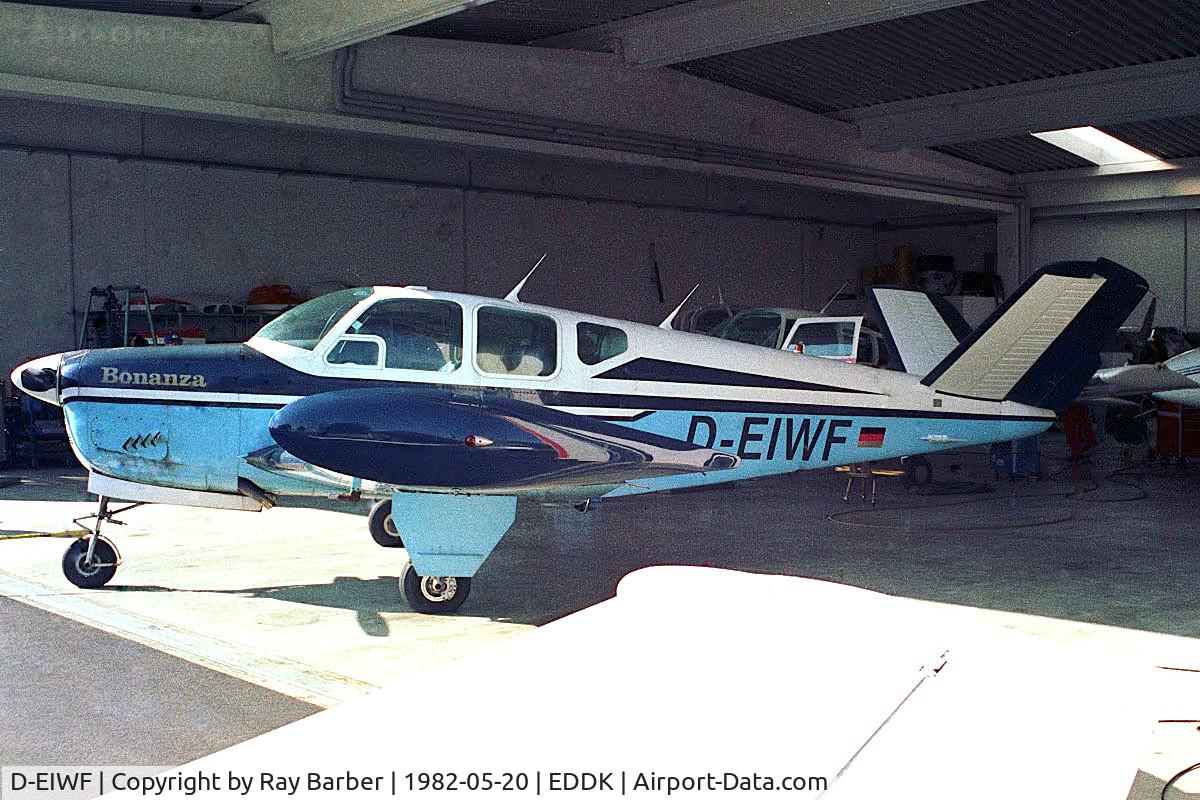 D-EIWF, Beech K35 Bonanza C/N D-5969, D-EIWF   Beech K35 Bonanza [D-5969] Cologne-Koln Bonn~D 20/05/1982