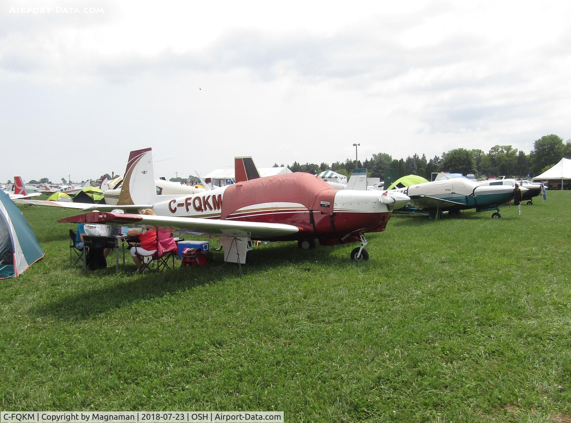 C-FQKM, 1965 Mooney M20C Ranger C/N 3051, one of over 300 canadian seen during my EAA week