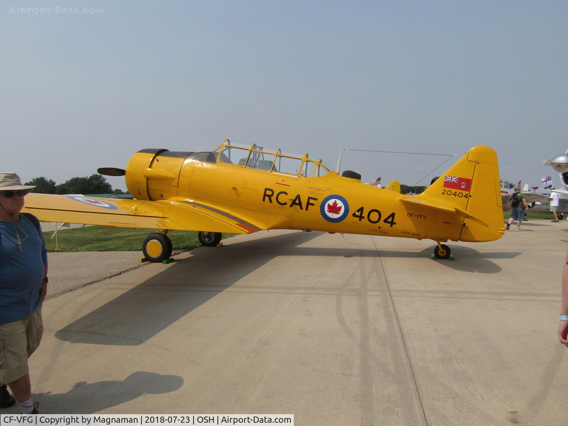 CF-VFG, 1952 Canadian Car & Foundry T-6 Harvard Mk.4 C/N CCF4-195, nice warbird
