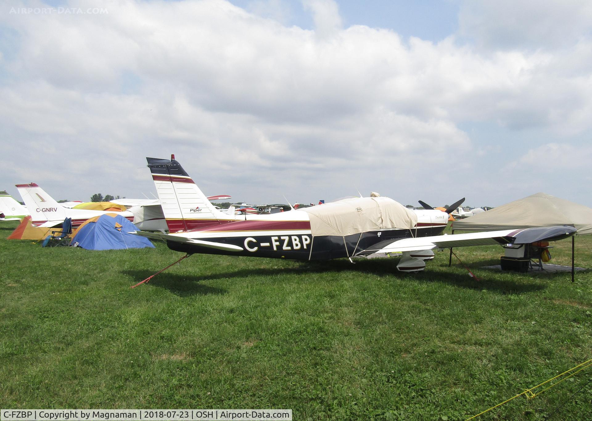 C-FZBP, 1977 Piper PA-32-300 Cherokee Six Cherokee Six C/N 32-7740112, canadian camping