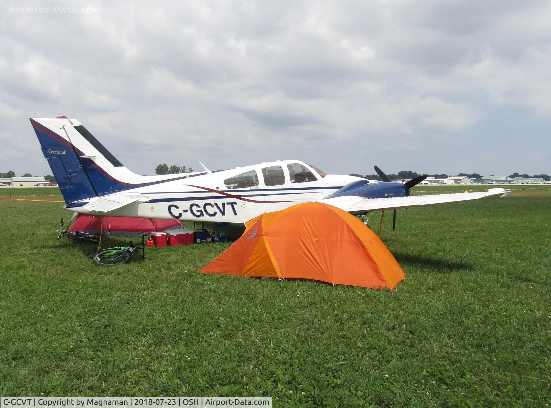 C-GCVT, 1982 Beech E-55 Baron C/N TE-1197, at EAA 18