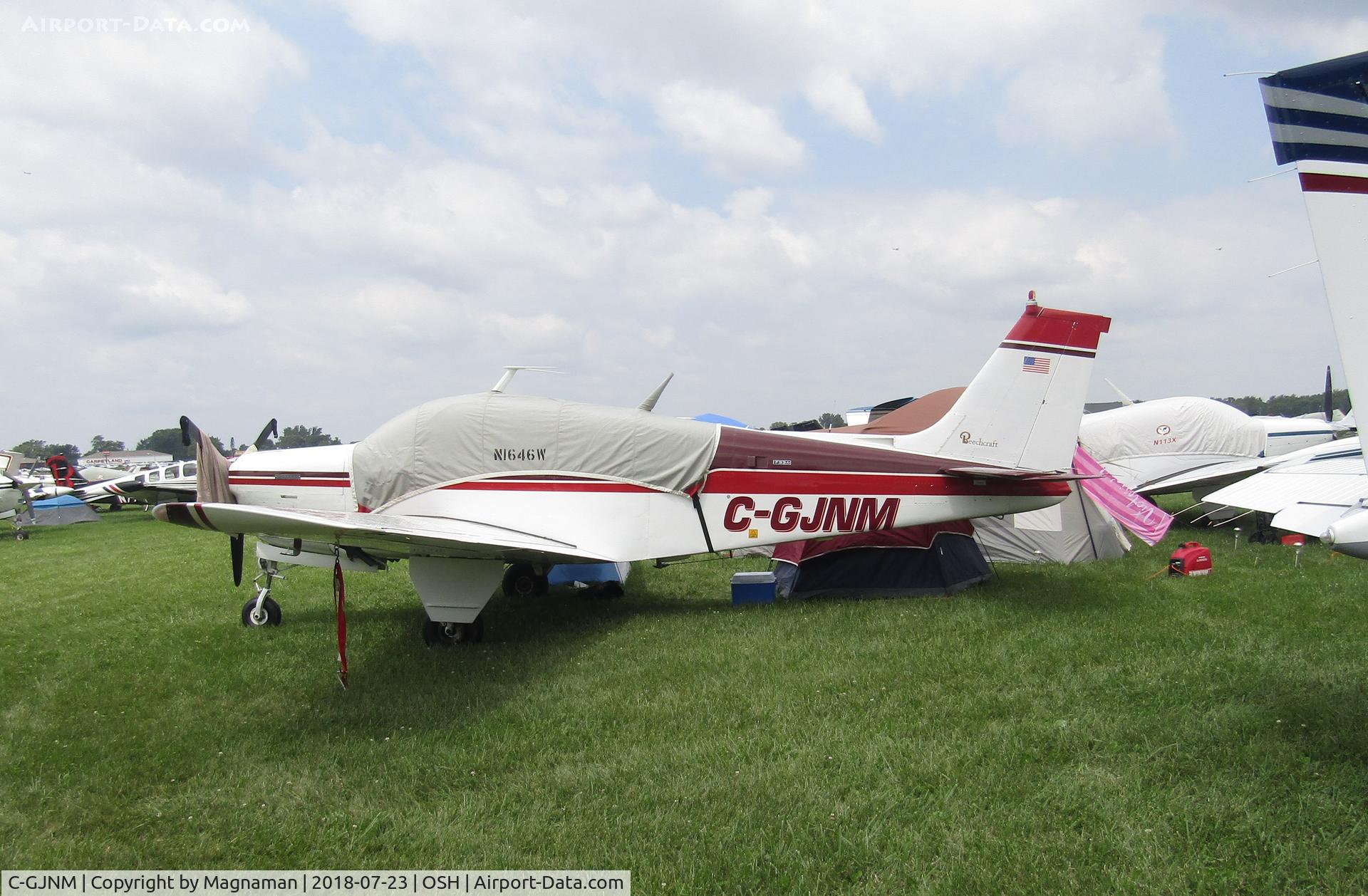 C-GJNM, 1972 Beech F33A Bonanza C/N CE-389, at eaa 18