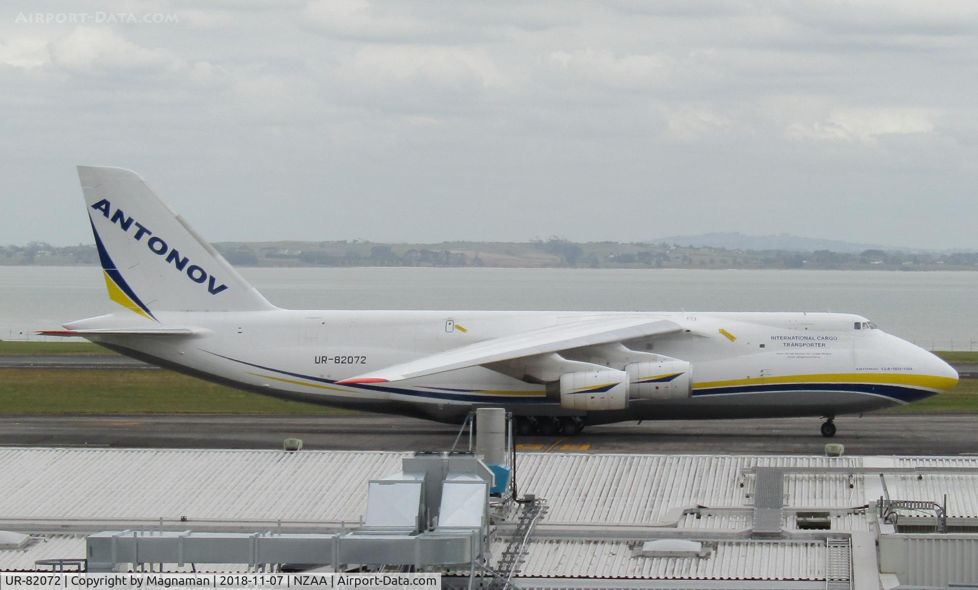 UR-82072, 1993 Antonov An-124-100 Ruslan C/N 9773053359136, on way to remote stand
