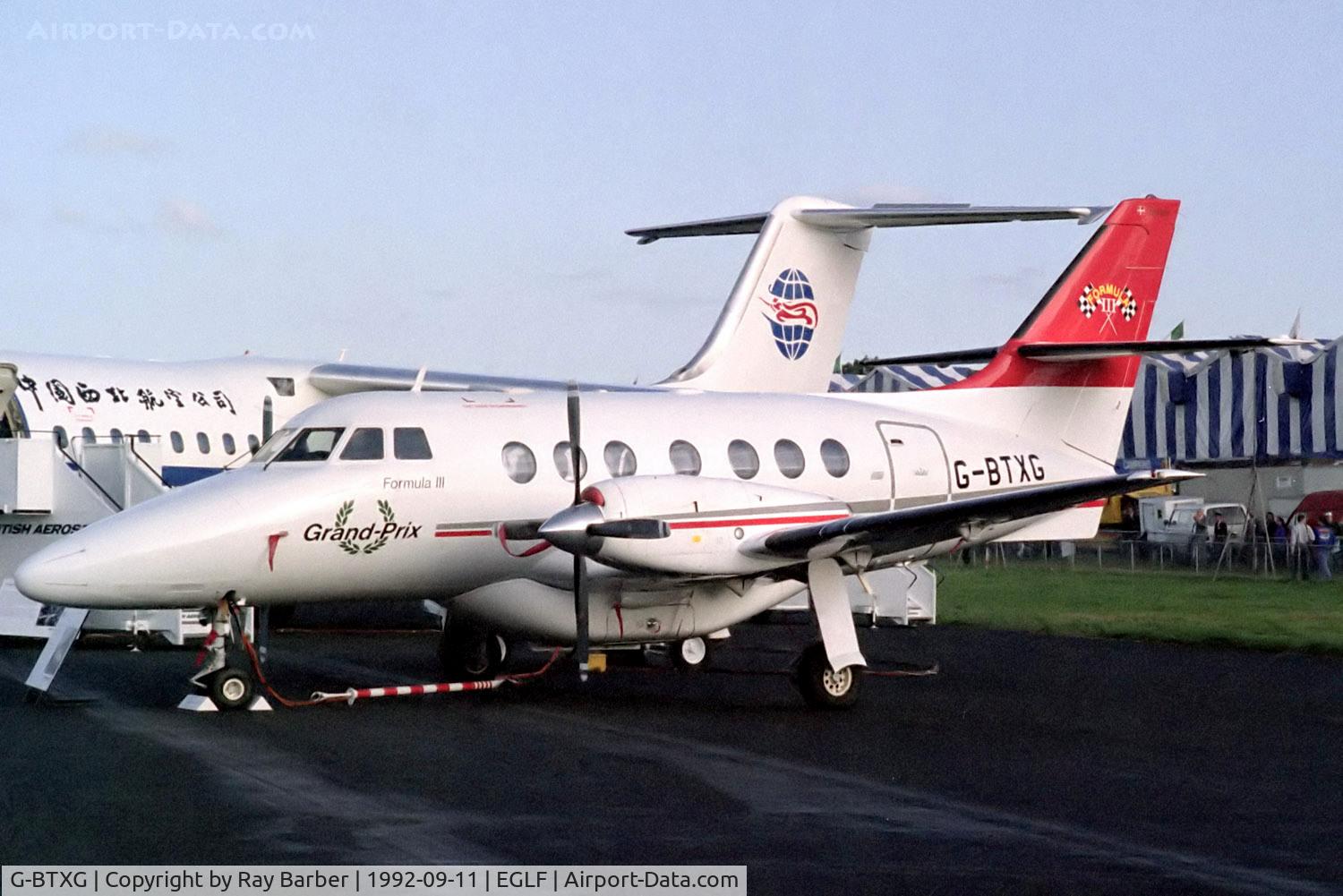 G-BTXG, 1986 British Aerospace BAe-3102 Jetstream 31 C/N 719, G-BTXG   BAe Jetstream 3102 [719] (British Aerospace) Farnborough~G 11/09/1992