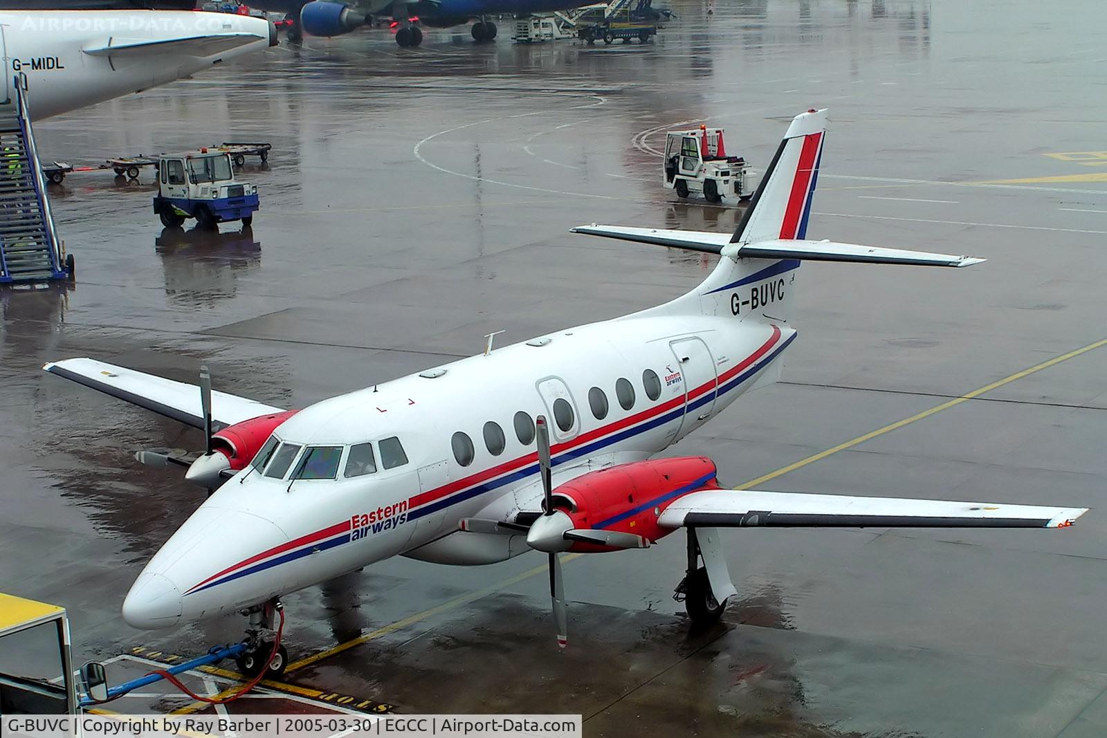G-BUVC, 1992 British Aerospace BAe-3201 Jetstream Super 31 C/N 970, G-BUVC   BAe Jetstream 3202 [970] (Eastern Airways) Manchester-Ringway~G 30/03/2005