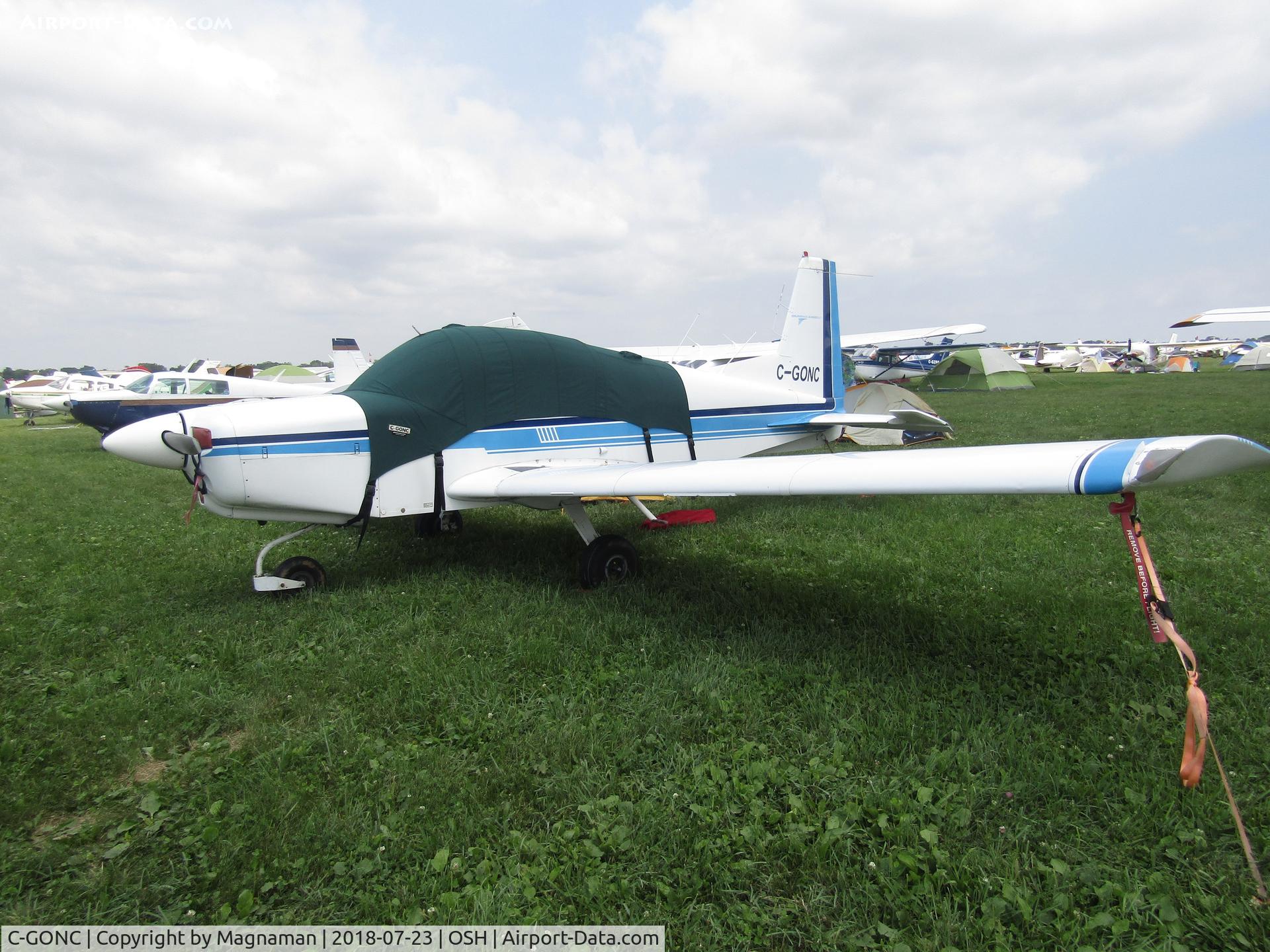 C-GONC, 1972 American Aviation AA-5 Traveler C/N AA5-0155, grumman traveller