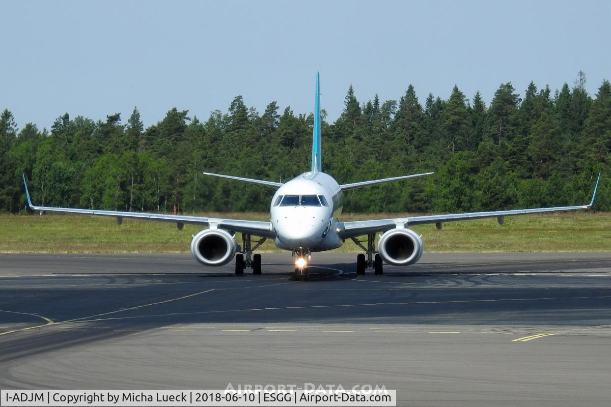 I-ADJM, 2009 Embraer 195LR (ERJ-190-200LR) C/N 19000258, At Gothenburg