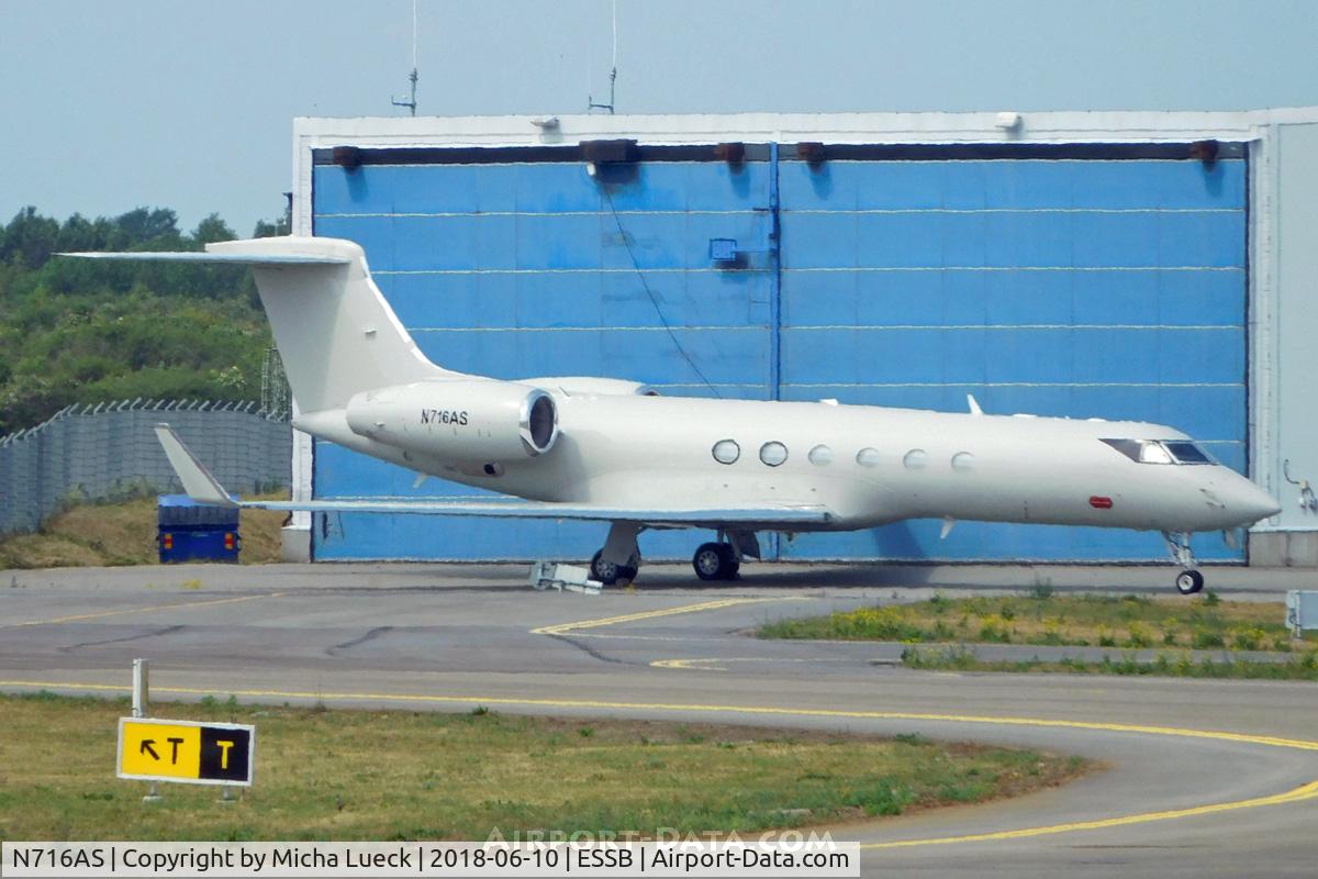 N716AS, 1989 Gulfstream Aerospace G-IV C/N 1119, At Bromma